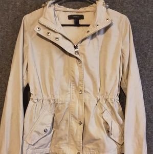 Forever 21 Cargo Jacket with Cinched Waist M